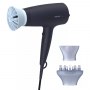 Philips | Hair Dryer | BHD360/20 | 2100 W | Number of temperature settings 6 | Ionic function | Diffuser nozzle | Black/Blue - 2